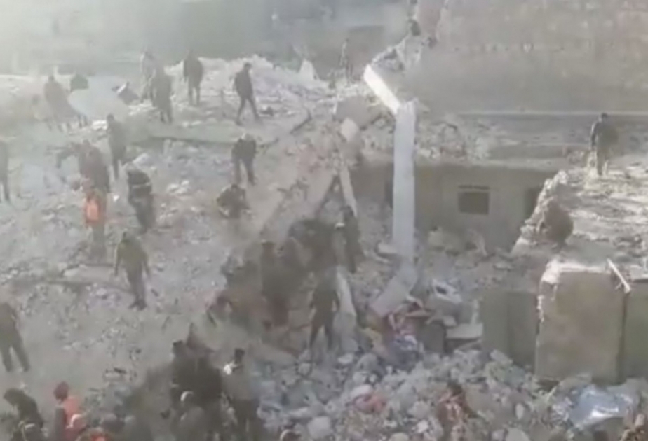 Suriyada binanın uçması nəticəsində ölənlərin sayı 15-ə çatıb