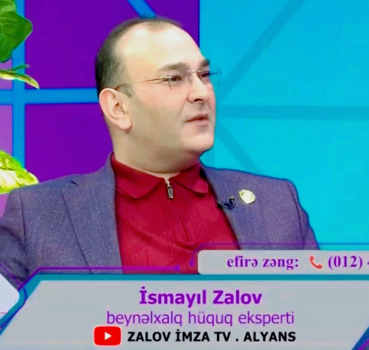 Bu gün ZALOV İMZA TV ALYANSIN rəhbəri, hüquq eksperti İsmail Zalovun brifinqdə çıxışı
