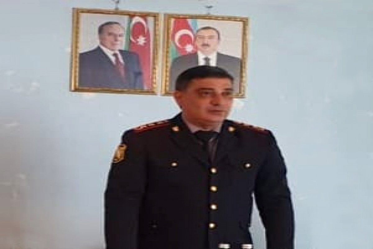 Xankəndi Şəhər Polis Şöbəsinin rəisi Zaur Nəsirov ictimai asayişin keşiyində mətanətlə durur