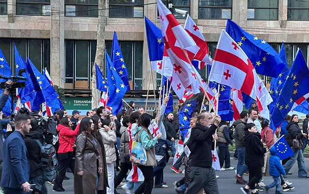 Gürcüstanda mitinq keçirilir - Zurabişvili də iştirak edir