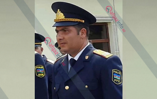 Polis əməkdaşı qəzada həlak oldu - Foto