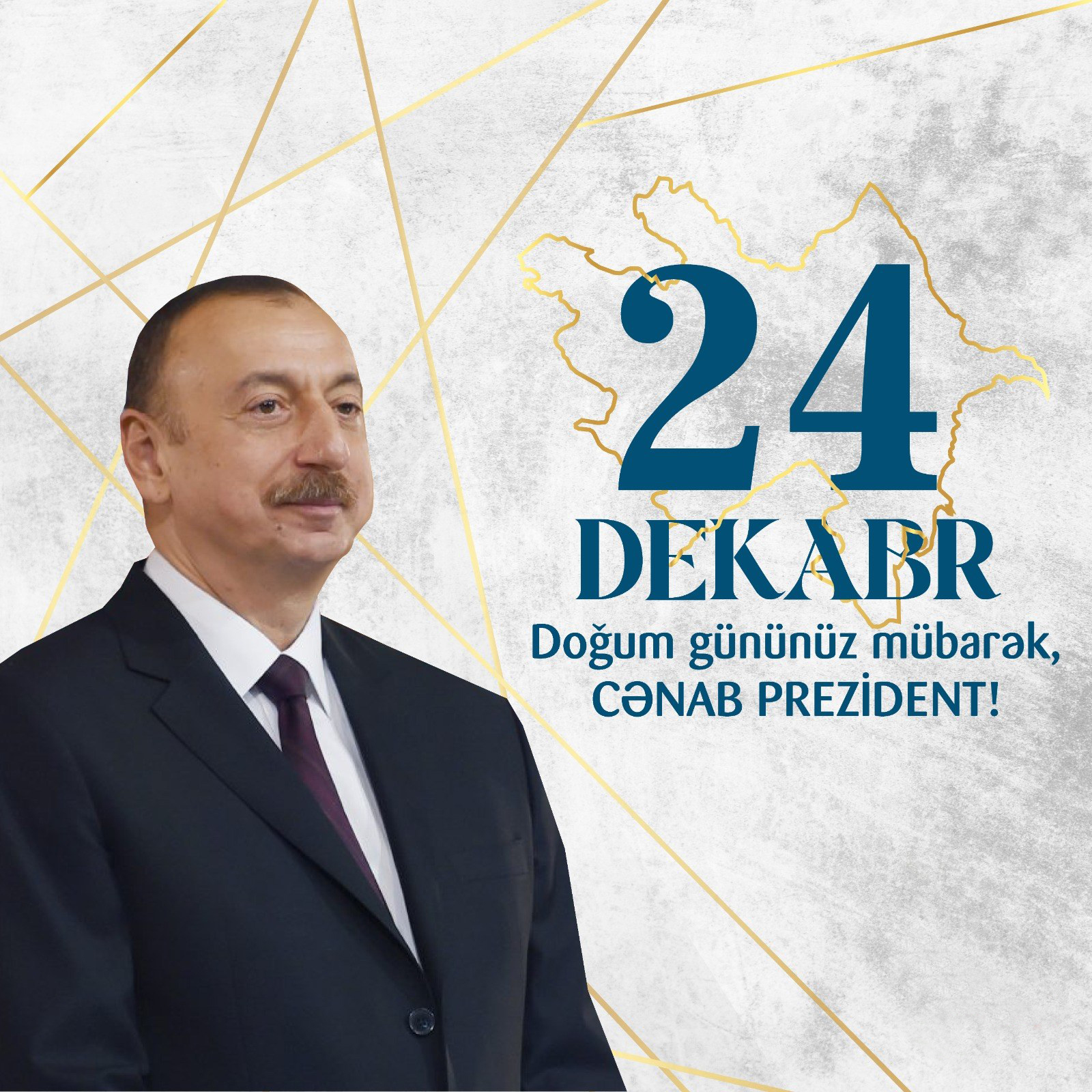 XXI ƏSRİN ƏVƏZOLUNMAZ LİDERİ-AD GÜNÜNÜZ MÜBARƏK CƏNAB PREZİDENT!