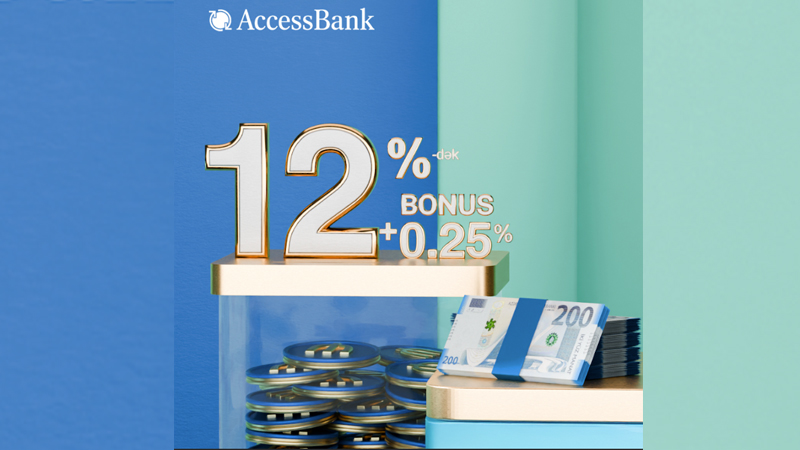 AccessBank-dan 12+0,25 faizlik depozit imkanı!