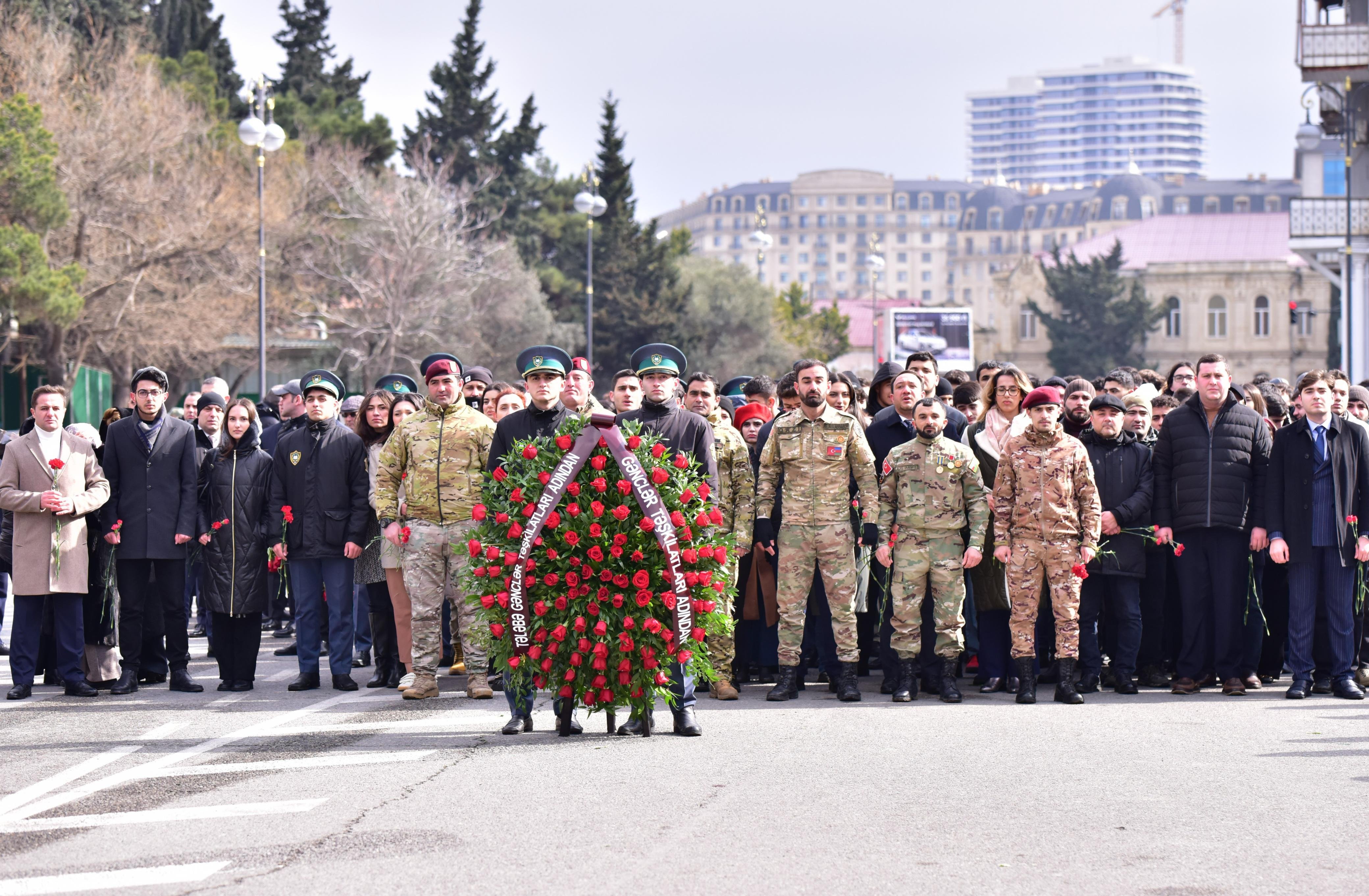 “Böyük Qayıdış” Gənclər Təşkilatı Xocalı soyqırımının 33-cü ildönümü ilə əlaqədar bir sıra tədbirlər keçirib