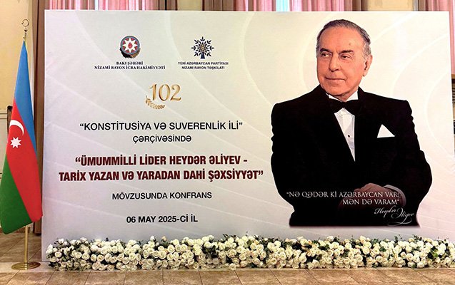 Nizami rayonunda Heydər Əliyevlə bağlı konfrans