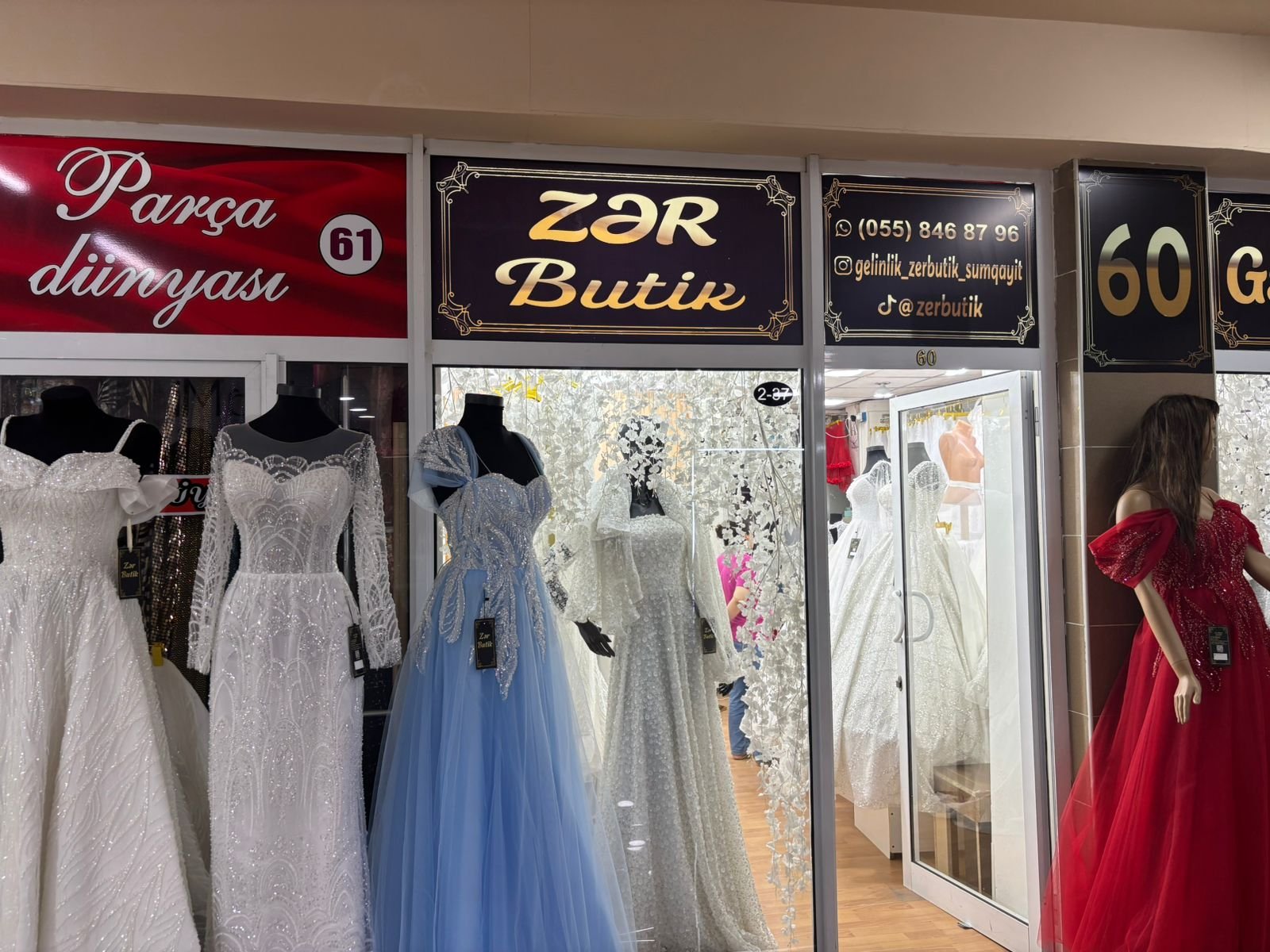 "ZƏR" butik gəlinlik mağazası xidmətinizdə…