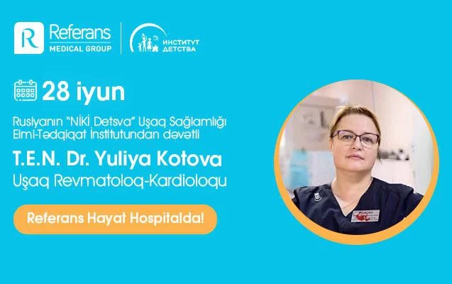 Yuliya Kotova Bakıda pasiyent qəbul edəcək