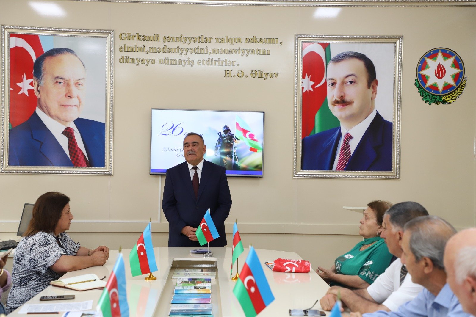 26 iyun – Azərbaycan Respublikası Silahlı Qüvvələri Günü münasibətilə Bitki Mühafizə və Texniki Bitkilər Elmi-Tədqiqat İnstitutunda tədbir keçirilib.