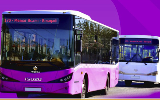 Bu marşrut xətti üzrə “Faiqoğlu” xidmət göstərəcək - Kartla ödənişə keçir