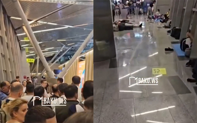 Moskvadan Gəncəyə gələnlər aeroportda qaldı