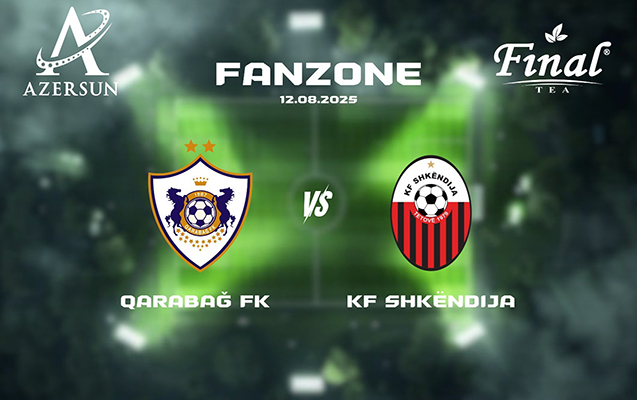 “Qarabağ” – “Şkendiya” matçından öncə fan zona təşkil olunacaq