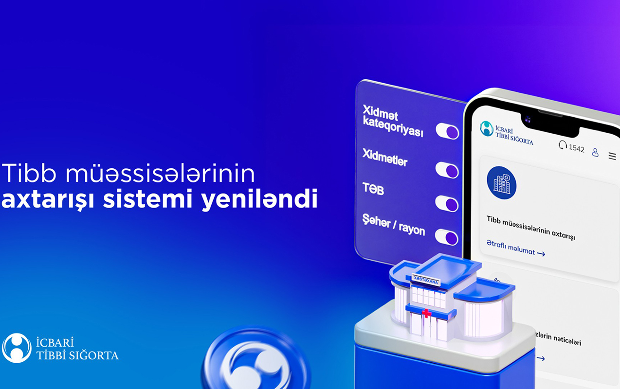 Tibb müəssisələrinin axtarışı bölməsinə özəl tibb müəssisələri də əlavə edilib