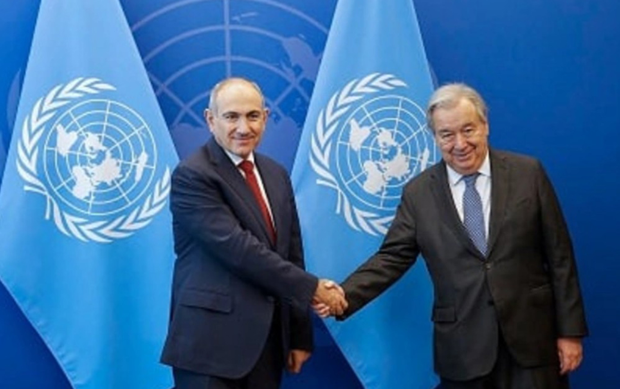 Paşinyan sülh sazişini onunla müzakirə etdi