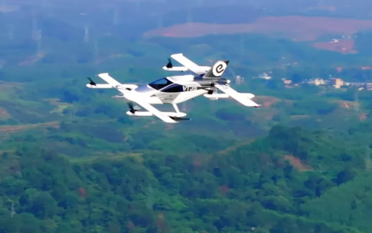 Bu ölkədə ilk pilotsuz hava taksisi sınaqdan keçirildi