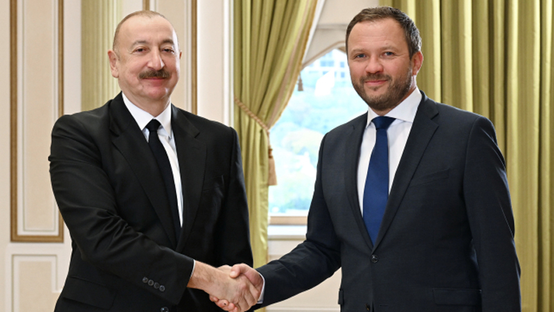 İlham Əliyev Estoniyanın xarici işlər nazirini qəbul etdi
