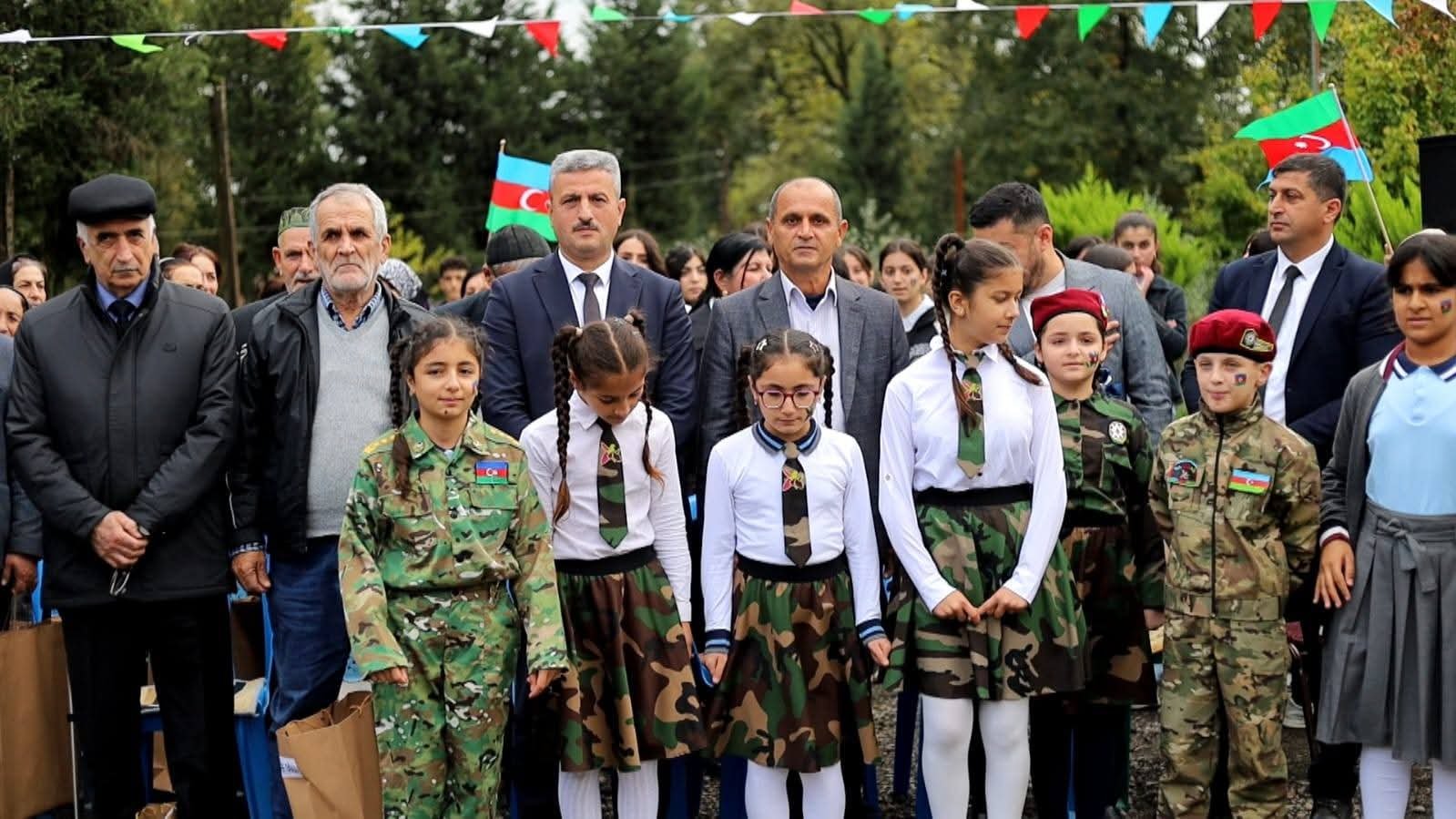 Tüklə kəndində Zəfər Gününə həsr olunmuş möhtəşəm tədbir – Şəhidlər Parkı və Abidə Kompleksinin açılışı baş tutdu