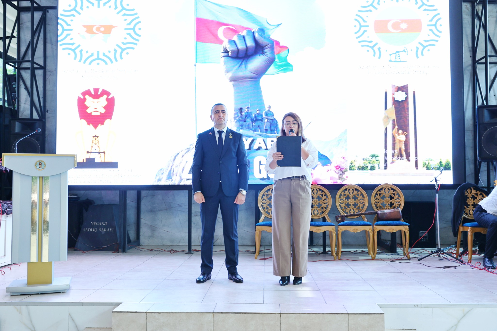 8 Noyabr - Zəfər Günü və 9 Noyabr Dövlət Bayrağı günü münasibətilə “Shirvan Operating Company Ltd” Şirkətinin Həmkarlar İttifaqı Komitəsinin təşkilatçılığı ilə “Zəfərin mübarək, Azərbaycan!” adlı tədbir keçirildi.