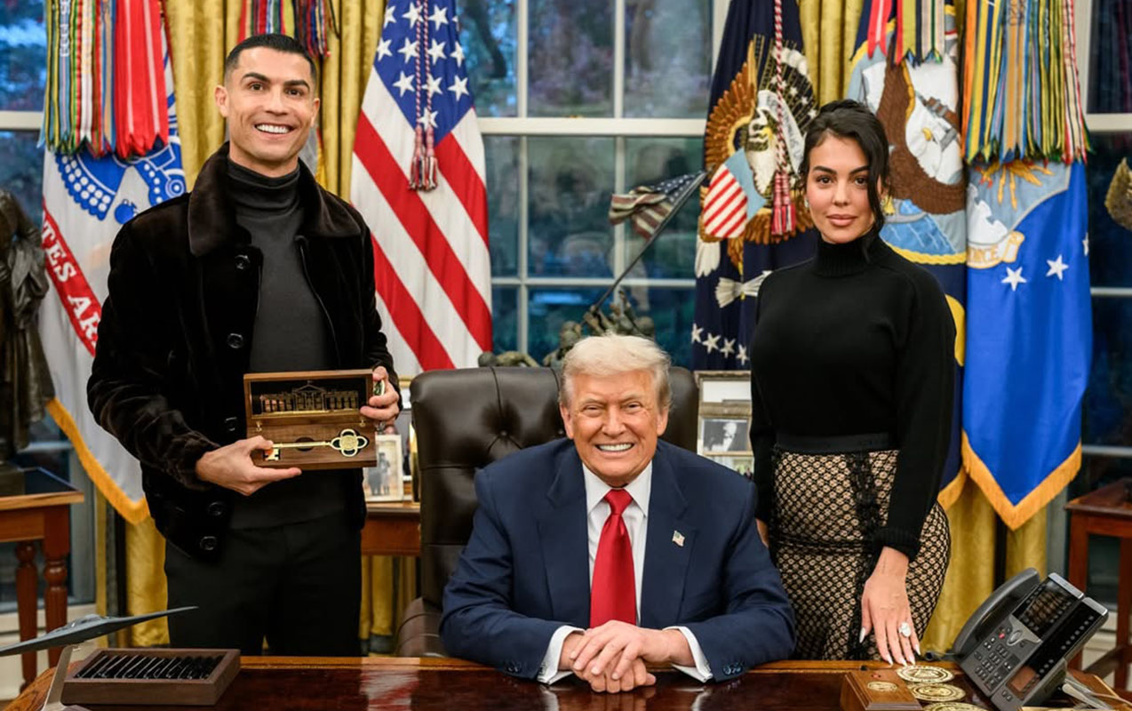 Tramp nadir hədiyyəni Ronaldoya da verdi