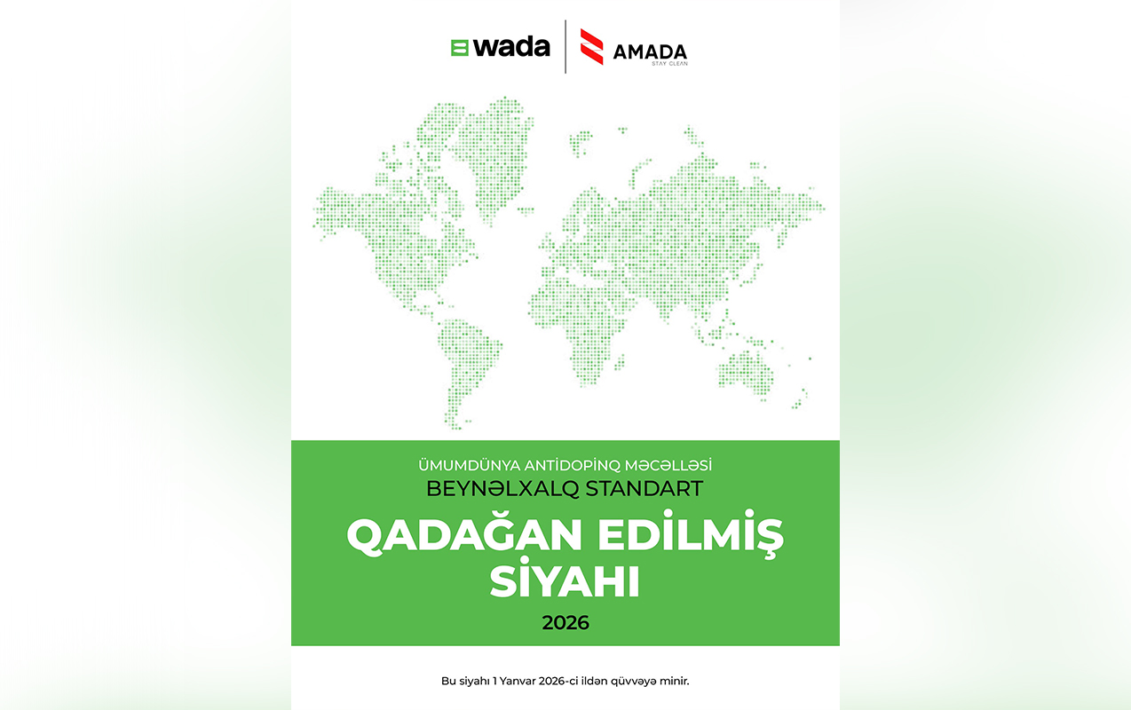 Qadağan edilmiş maddələrin siyahısı AMADA tərəfindən tərcümə olundu