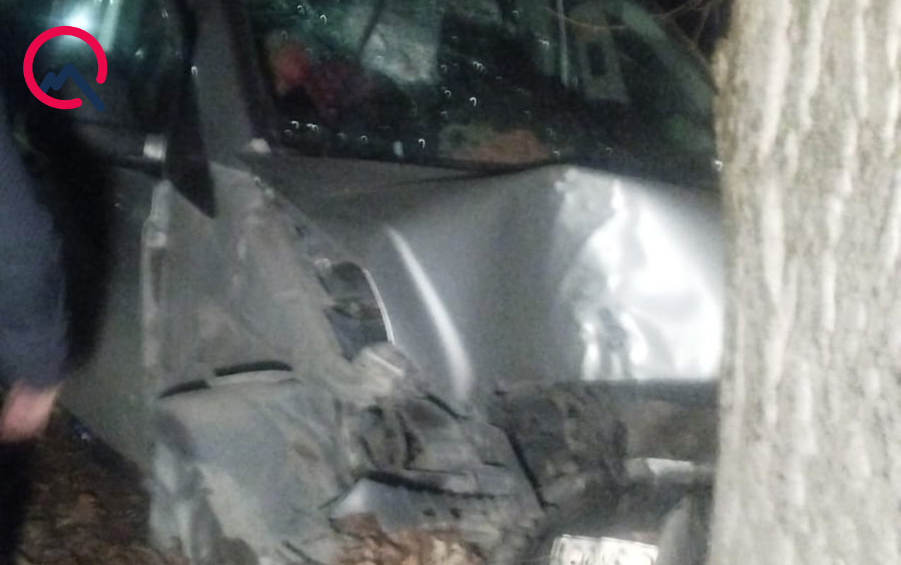 Qaxda ağır qəza, sürücü öldü