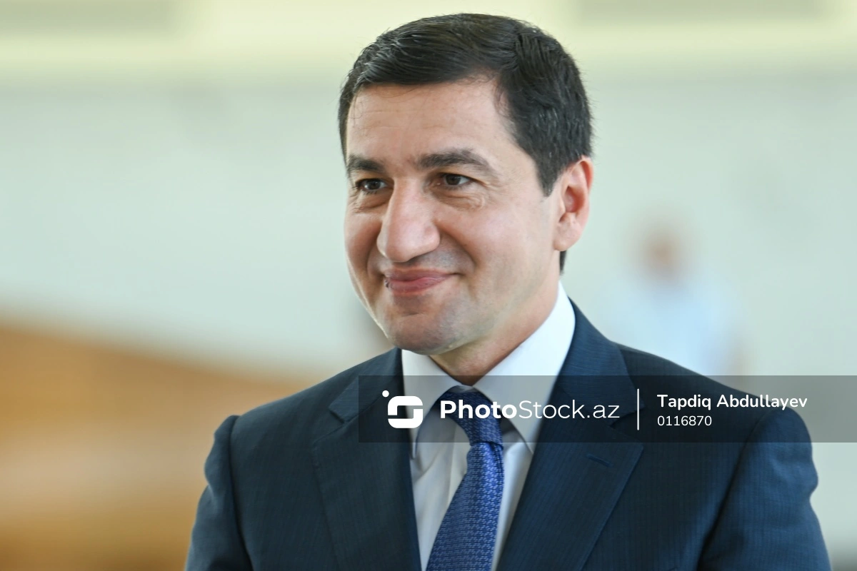 Hikmət Hacıyev Doha forumundan paylaşım edib