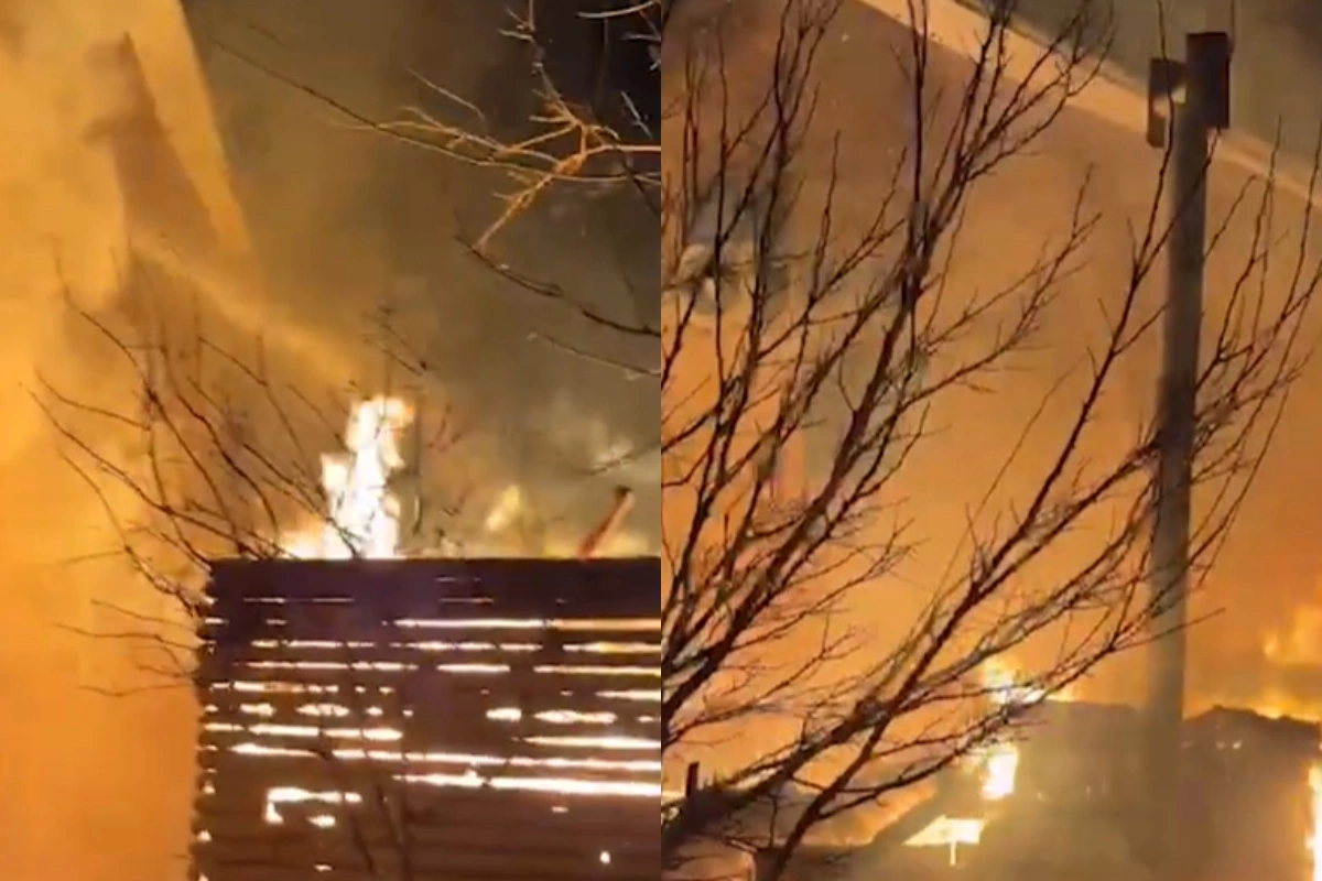 Zirədə söhbətgahda yanğın olub