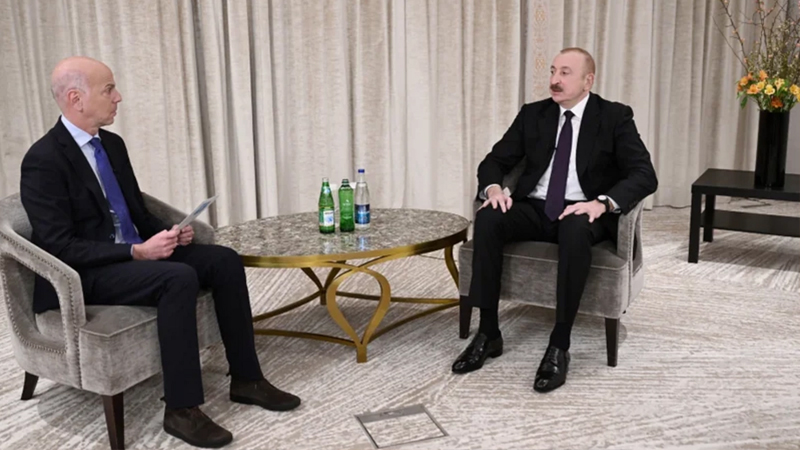 İlham Əliyev Münhendə "France 24" telekanalına müsahibə verdi