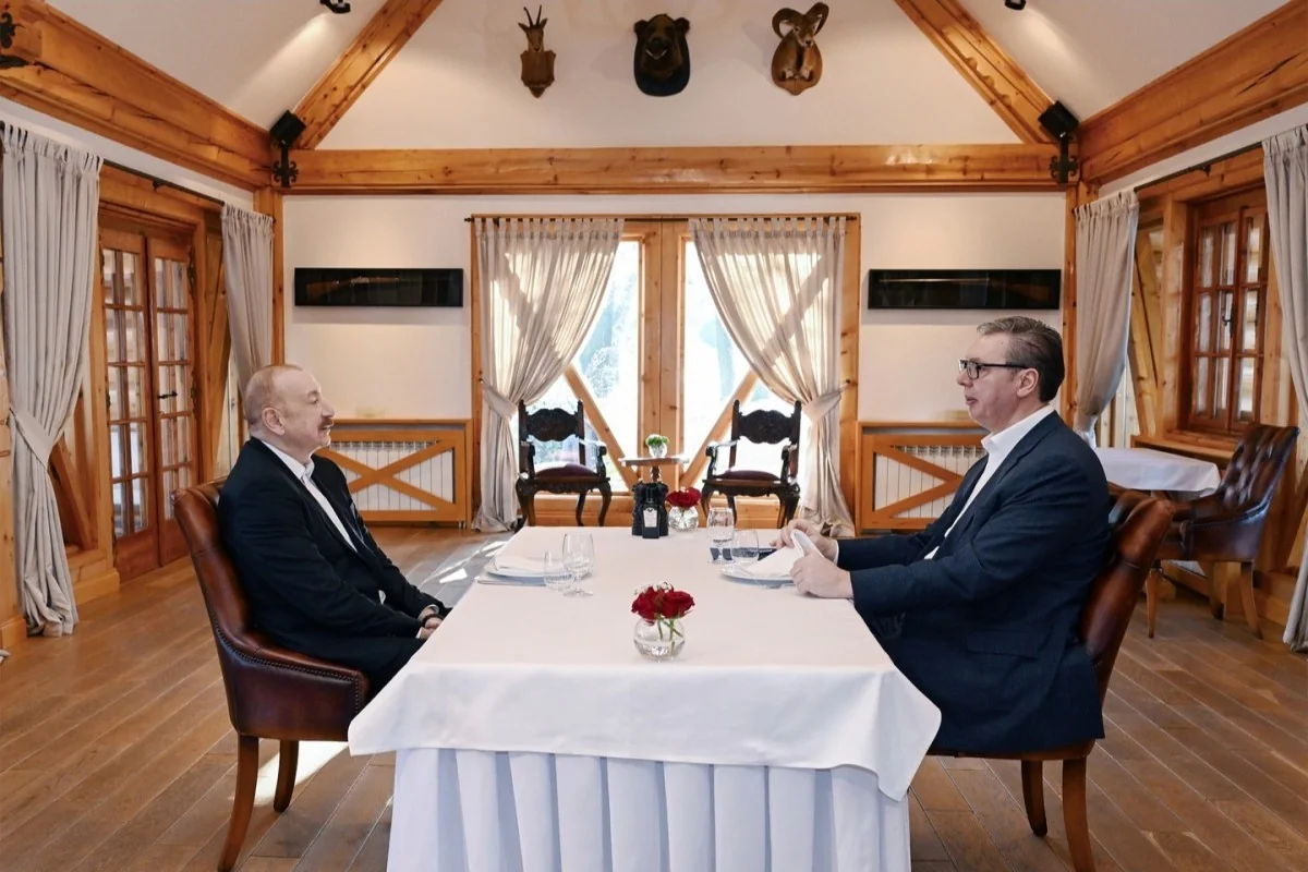 Azərbaycan və Serbiya prezidentləri qeyri-rəsmi səhər yeməyində iştirak ediblər