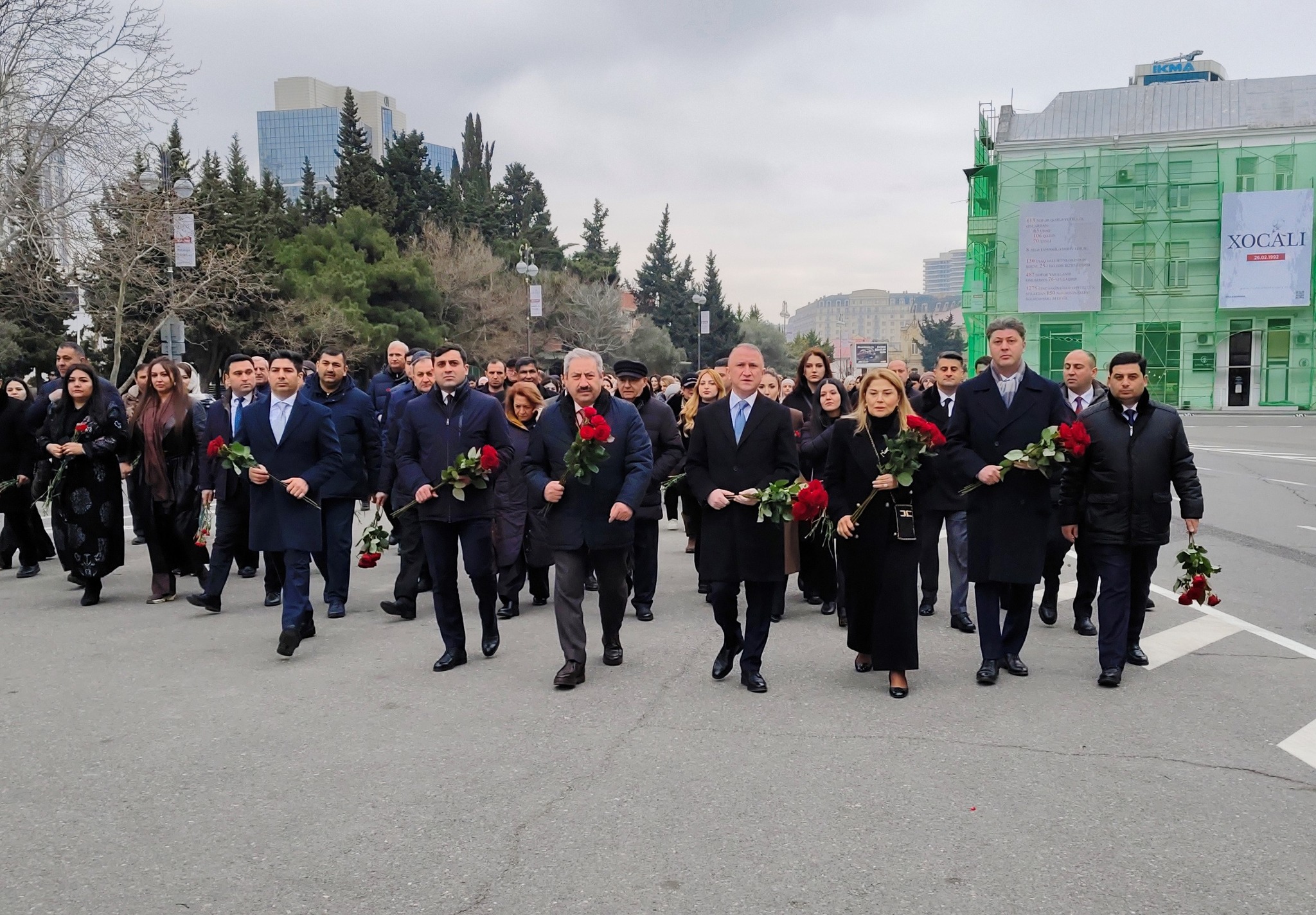 Nərimanov rayonunda Xocalı soyqırımı faciəsi qurbanlarının xatirəsi yad edilib