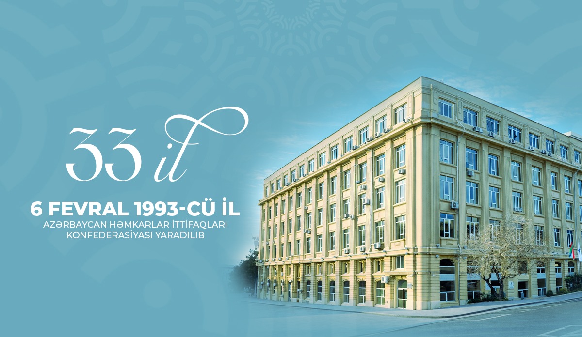 Həmrəyliyin və sosial ədalətin təntənəsi: Taleh Məmmədovdan Azərbaycan Həmkarlar İttifaqları Konfederasiyasının 33 illiyi münasibətilə səmimi təbrik
