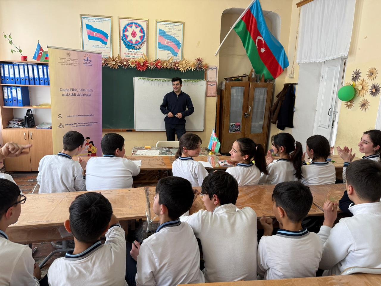Azərbaycan Respublikasının Elm və Təhsil Nazirliyi-nin IX qrant müsabiqəsinin qalibi: “Dəqiq fikir, səlis nitq – Məktəbli debatçılar” layihəsinə start verildi