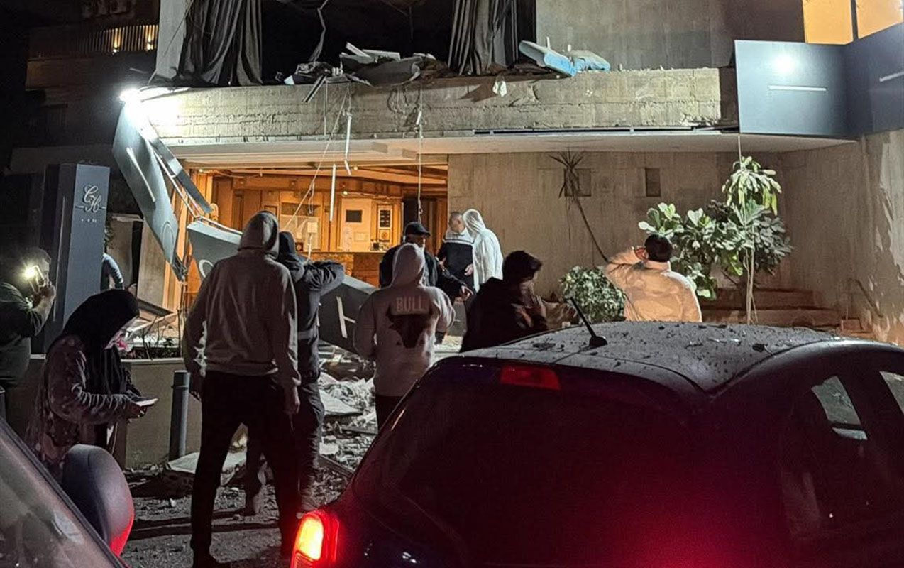 İsrail Beyrutda hoteli vurdu