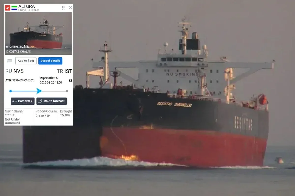 140 min ton neftlə yüklü Türkiyə tankeri DRONLA VURULDU - İlk rəsmi açıqlama