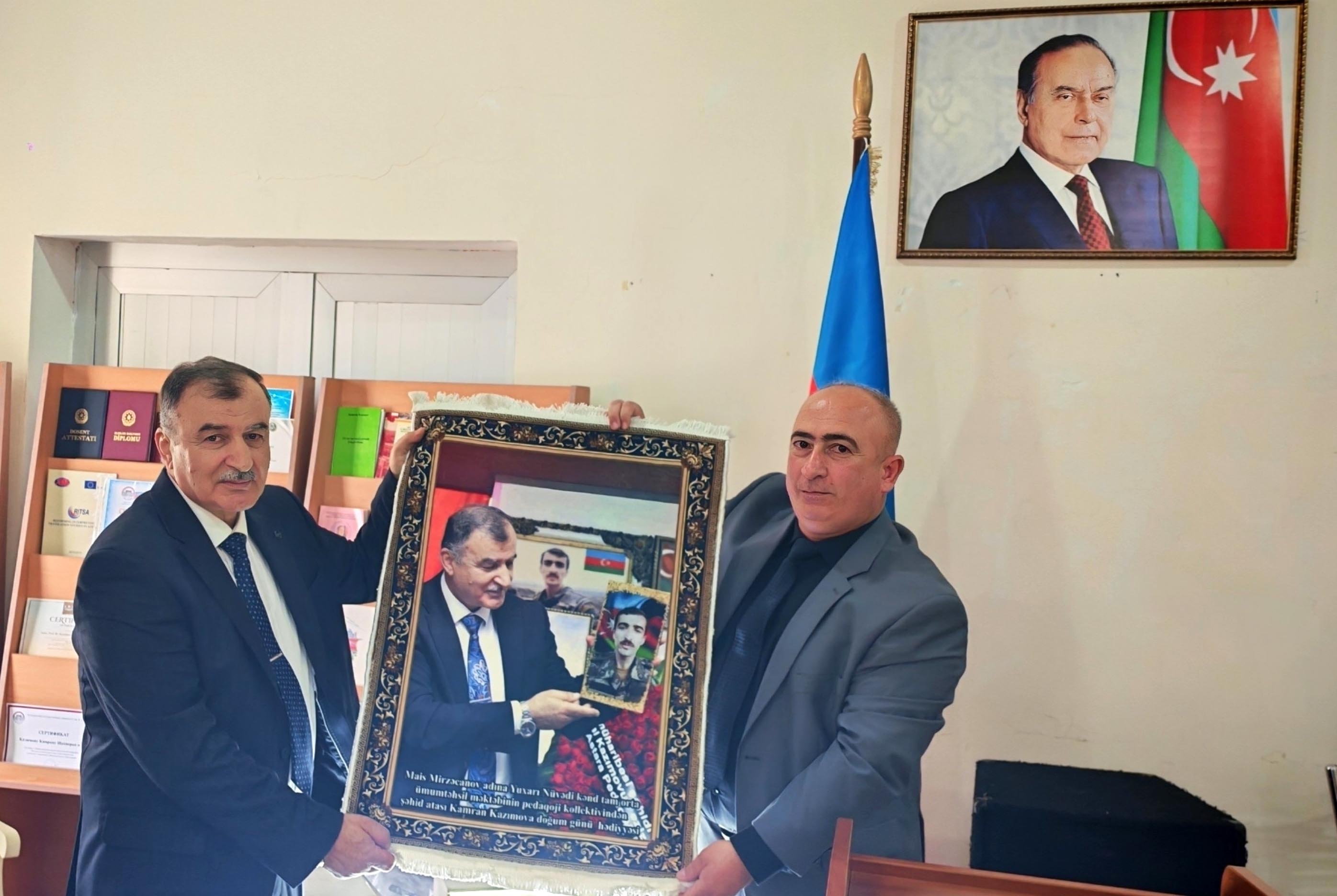 Məktəbimizin qüruru Kamran Şahverən oğlu Kazımovun 65 illik yubileyi qeyd olunub.