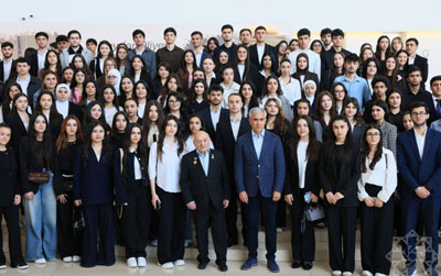 Gənclərlə “Heydər Əliyev və Ömər Eldarov yaradıcılığı” mövzusunda görüş olub