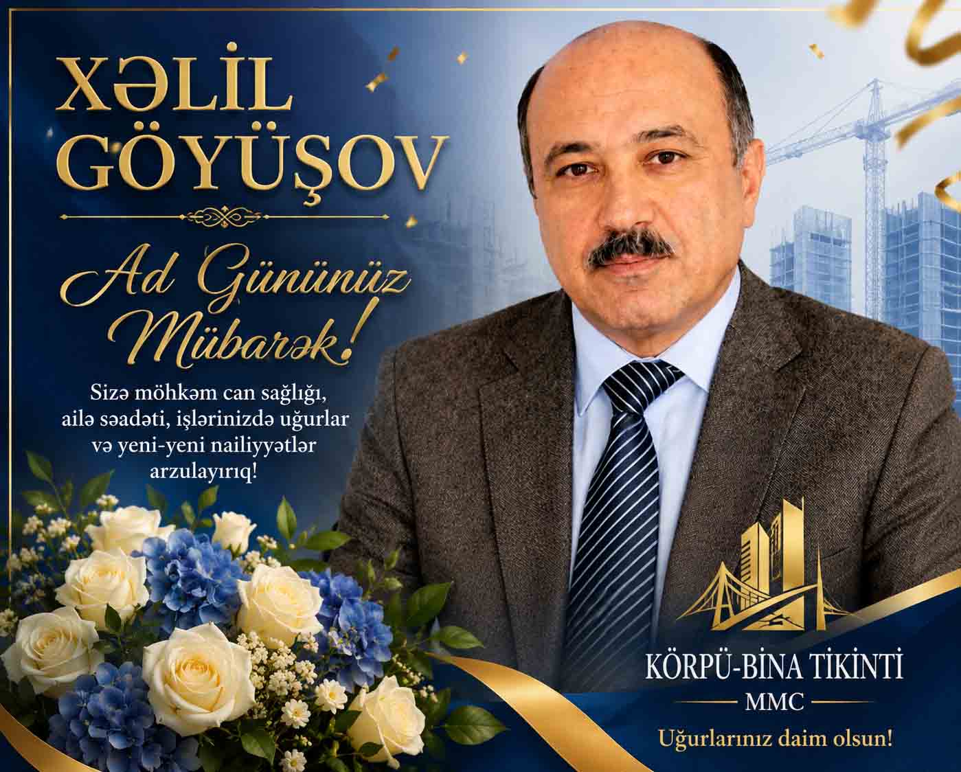 Peşəkar rəhbər Xəlil Göyüşovu doğum günü münasibətilə təbrik edirik