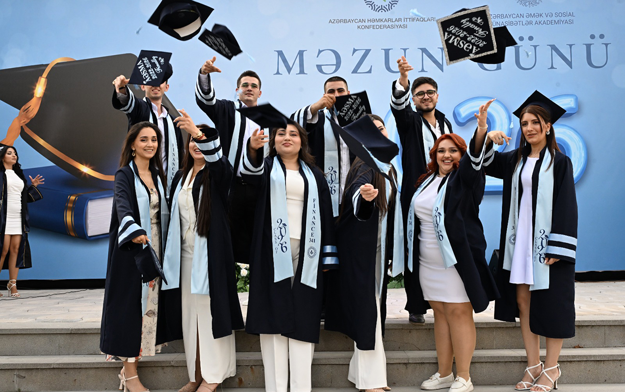 Əmək və Sosial Münasibətlər Akademiyasında məzun günü