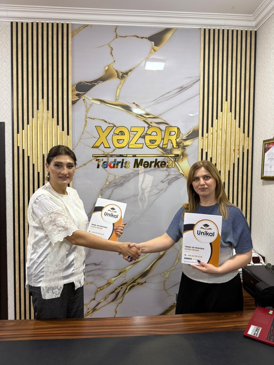 05 iyun 2026-cı il tarixində “Unikal Xaricdə Təhsil və Hüquqi Konsaltinq Agentliyi” ilə “Müasir Xəzər Tədris Mərkəzi” arasında əməkdaşlığa dair Memorandum imzalanmışdır.