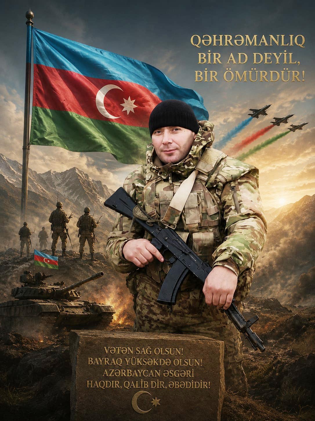 Sizin kimi Kişilərə güvənir Vətən Azərbaycan!