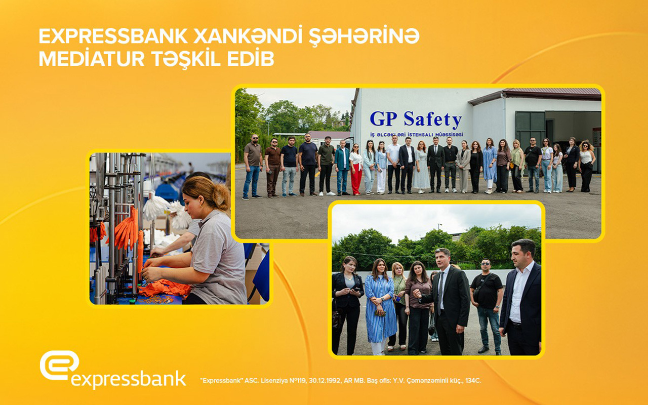 “Expressbank” Xankəndi şəhərinə mediatur təşkil edib