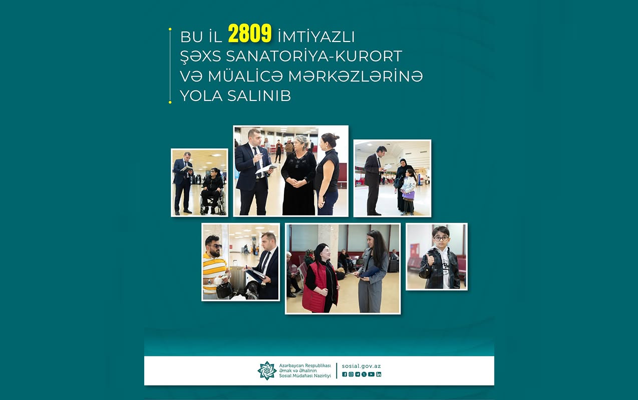 Sanatoriya-kurort və müalicə mərkəzlərinə yola salındılar