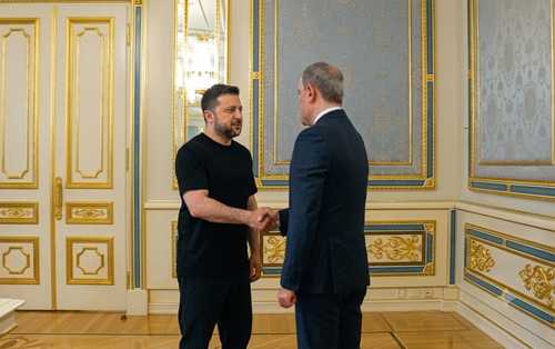 Ceyhun Bayramovla Zelenski bir arada
