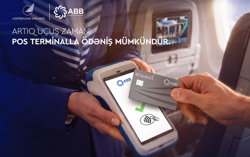 Təyyarədə də POS terminalla ödəniş etmək olacaq