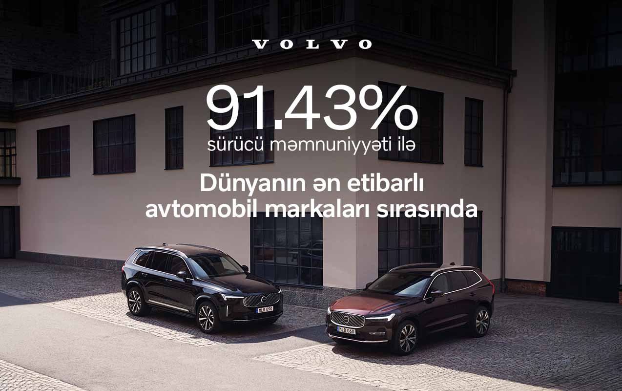 “Volvo” dünyanın ən etibarlı avtomobil markaları sırasındadır - Mükəmməllik standartı
