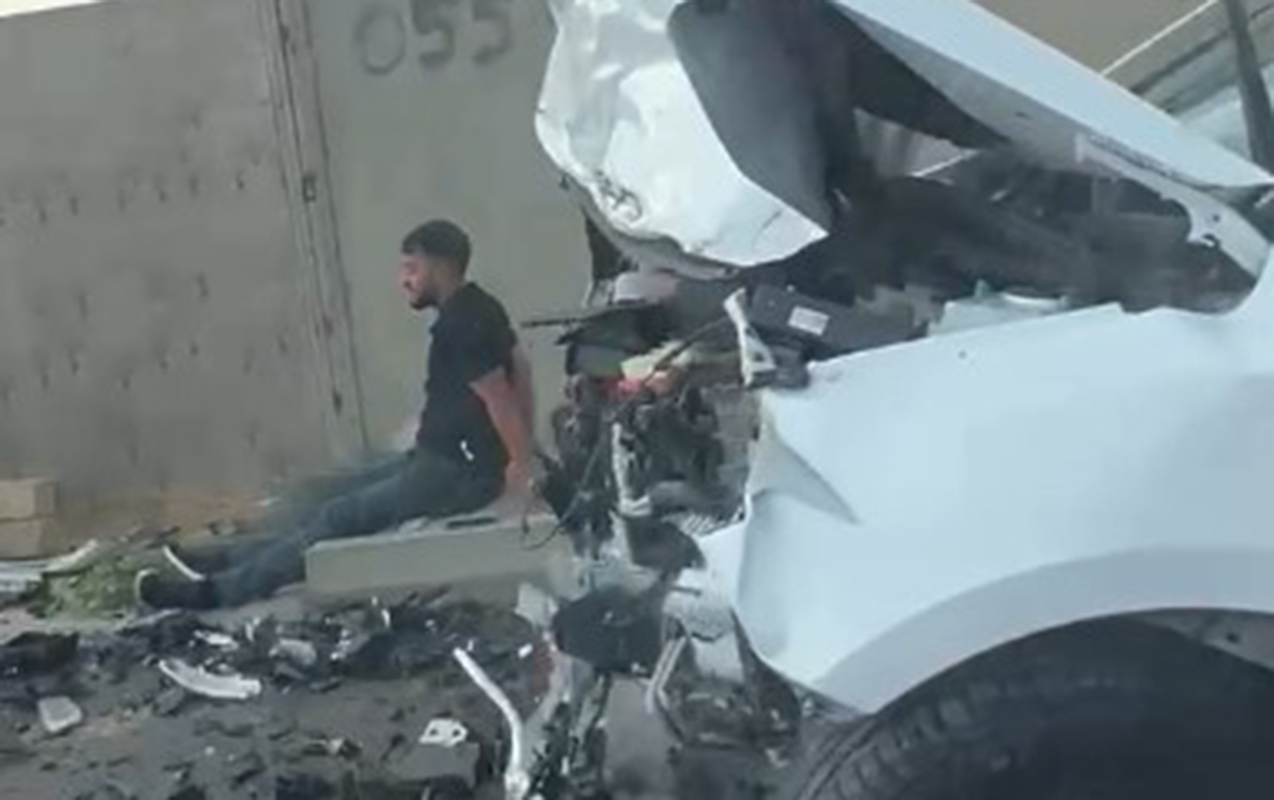 Novxanı- Pirşağı yolunda ağır qəza - 2 nəfər yaralandı - Video
