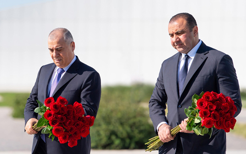 Əli Nağıyev və Orxan Sultanov Zəfər parkını ziyarət etdi